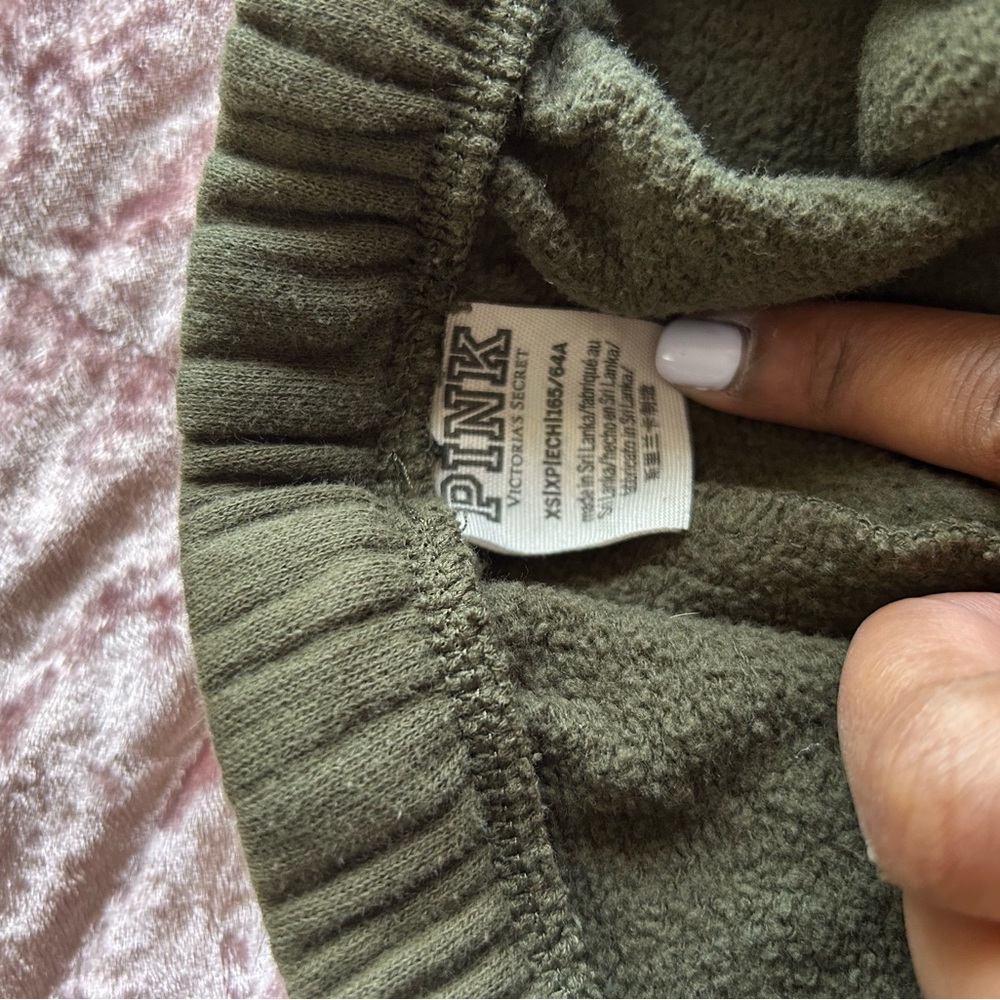 PINK Victoria's Secret Olive Green Women's Sweatpants